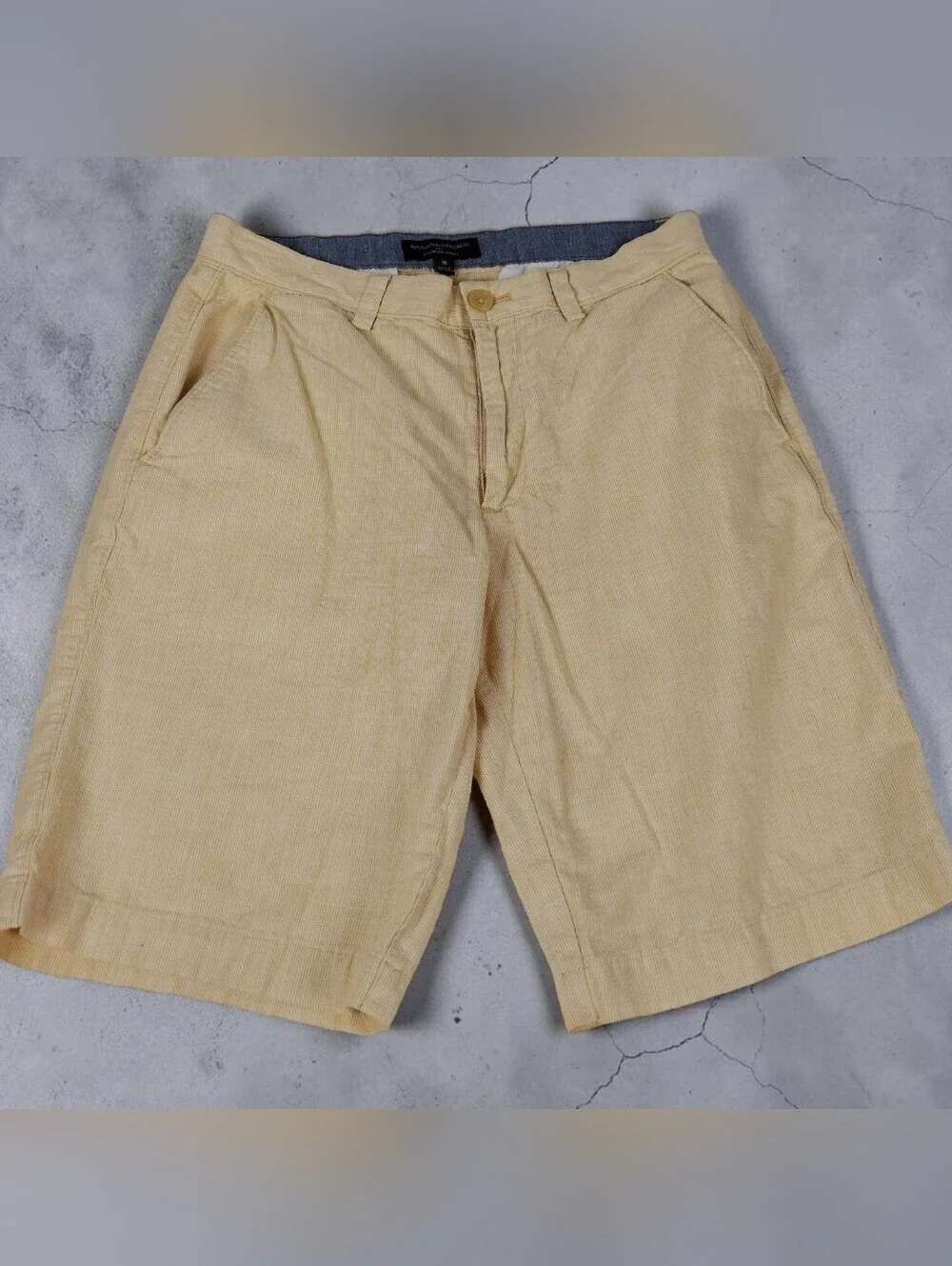 banana republic Men's Size 30 Waist Yellow Cabana Shorts Island Wear